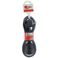 Extension cord black 1 socket, 2m, Q-367F QTEC