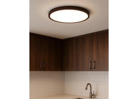 LED Ceiling 3CCT Light TR-85S - 40W 4300lm ø50x2.7cm Trixline LED Ceiling 3CCT Light TR-85S - 40W 4300lm ø50x2.7cm Trixline