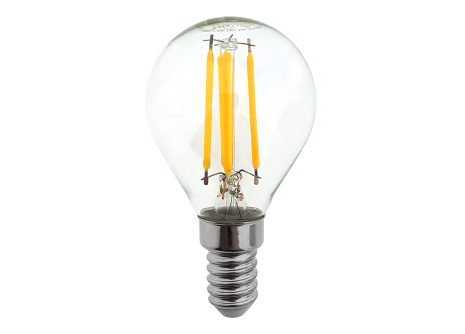 Decorative LED bulb FILAMENT Trixline 5W 600lm G45 E14 warm white
