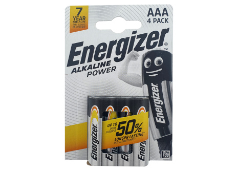 ENERGIZER LR03 Alkaline AAA / 4 pcs BLISTER ENERGIZER LR03 Alkaline AAA / 4 pcs BLISTER