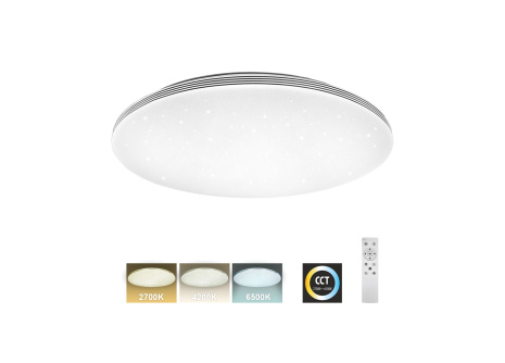 LED ceiling light TR-613C - VENTA 80W 7600lm ø78cm CCT + Trixline controller