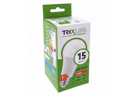 LED bulb Trixline 15W 1380lm E27 A65 neutral white