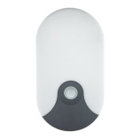 Q-181AD LED 18W/1440lm/4000K wall-mounted, sensor, oval light - grey QTEC