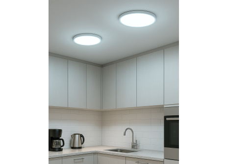 LED ceiling 3CCT light TR-70S - 18W 1850lm ø23x2.5cm Trixline