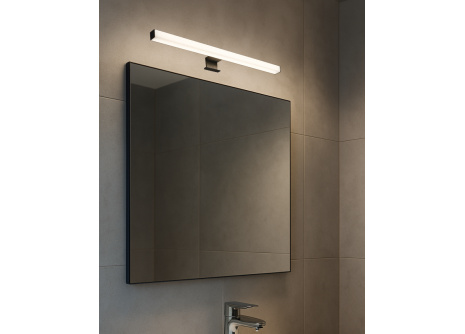 Q-317B LED 6W/500lm/4000K mirror light 40cm - black QTEC