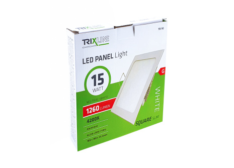 LED panel TRIXLINE TR 110 15W, square built-in 4200K