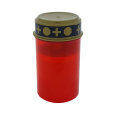 HD -122F Cemetery LED candle with timer red