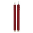 Long LED candles - red, 2 pcs HOME DECOR HD-115