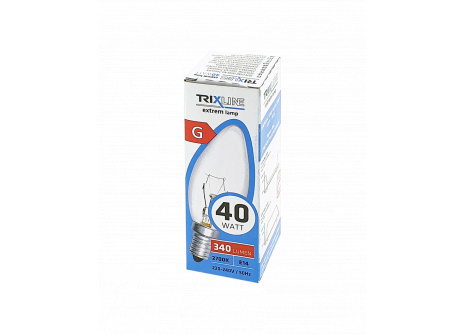 Trixline C35 special bulb, 40W E14 340lm warm white