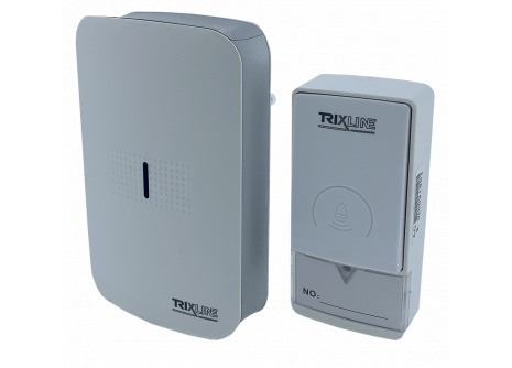 Wireless doorbell for the Trixline BELL TR B302 socket