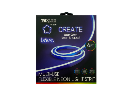 TR-32N Flexible NEON LED strip - blue 1.8m on USB Trixline