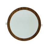 TR-148 LED panel 24W 2016lm 4200K wood decor - circular built-in Trixline