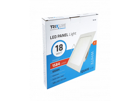 LED panel TRIXLINE TR 140 18W, square built-in 6500K