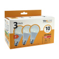 LED bulb Trixline 10W A60 E27 warm white 3 PACK