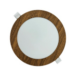 TR-146 LED panel 12W 1008lm 4200K wood decor - circular built-in Trixline