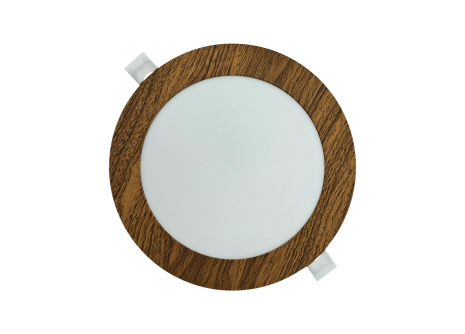 TR-146 LED panel 12W 1008lm 4200K wood decor - circular built-in Trixline