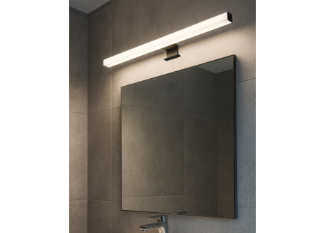 Q-319B LED 9W/800lm/4000K mirror light 60cm - black QTEC