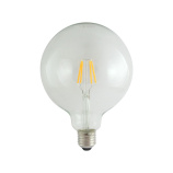 Decorative LED bulb FILAMENT Trixline G125, 4W E27 warm white
