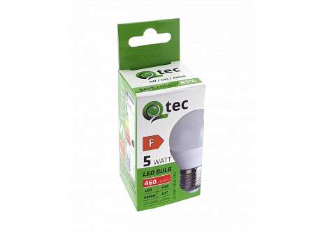 LED bulb Qtec 5W G45 E27 4200K