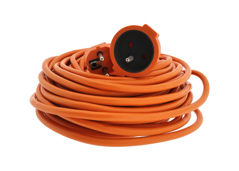 Extension lead 1 socket, 20m, TR 721 F