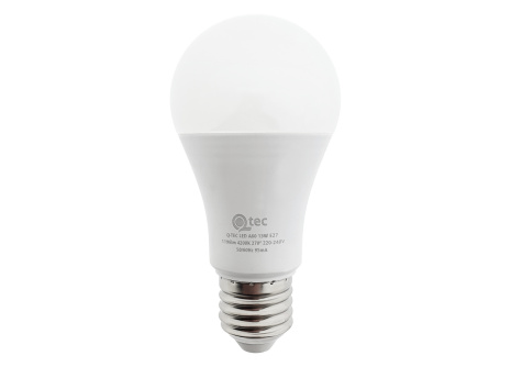 LED bulb Qtec 13W A60 E27 4200K