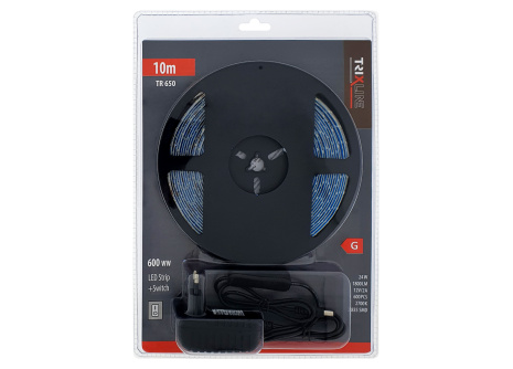 TR 650 Led strip 24W 2700K 10m with Trixline switch