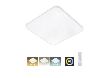 LED ceiling light TR-605S - FLORA 60W 5700lm 53x53cm CCT + Trixline controller