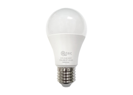 LED bulb Qtec 11W A60 E27 neutral white