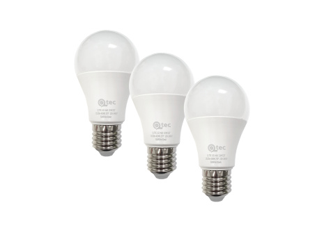 LED bulbs 11W/1012lm/A60/E27 neutral white 3 PACK Qtec