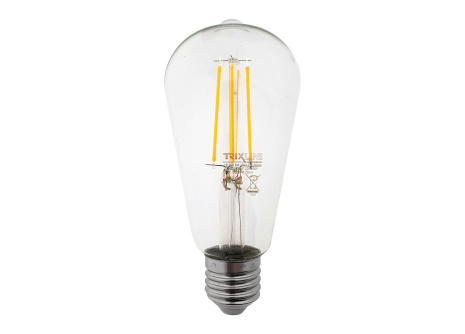 Decorative LED bulb FILAMENT Trixline 8W 960lm ST64 E27 warm white