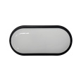 LED Ceiling Light Q-53A 15W 1350lm 4200K IP64 - Black QTEC