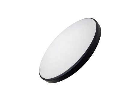 Q-254MS LED light with motion sensor MARNA 18W 1530lm 4000K ø30cm/circular black QTEC