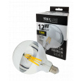 LED bulb Trixline DECOR MIRROR G125, 12W SILVER