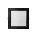 Q-60M LED Panel 18W 1980lm 4000K Black - Square Surface Mounted Qtec