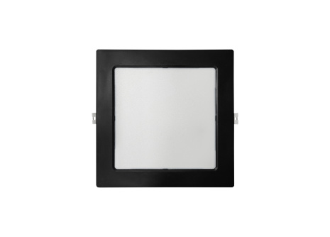 Q-60M LED Panel 18W 1980lm 4000K Black - Square Surface Mounted Qtec