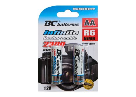 Rechargeable AA pencil battery BC Batteries 1.2V