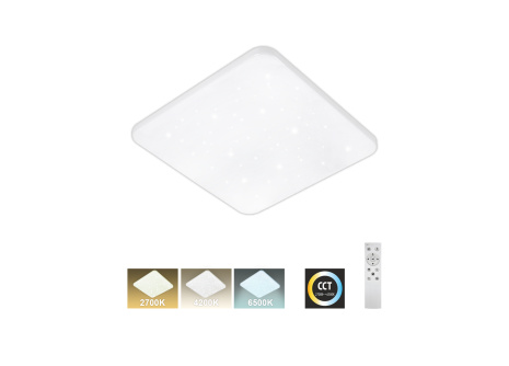 LED ceiling light TR-604S - FLORA 36W 3420lm 43x43cm CCT + Trixline controller
