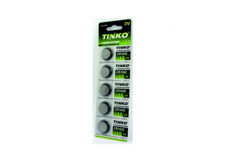 Lithium button 3V battery TINKO CR1632