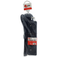 Extension cord black 4 sockets, 3m, Q-357F QTEC