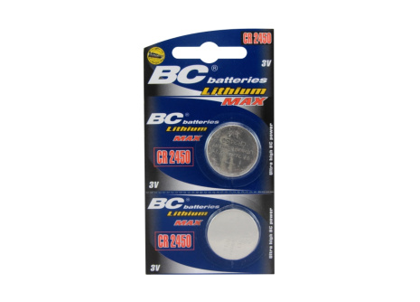 Lithium button 3V battery BC batteries CR 2450