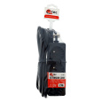 Extension cord black 3 sockets, 2m, Q-350F QTEC