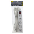 Extension lead 5 sockets with switch, 5m, TR 717 F