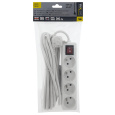 Extension lead 4 sockets with switch, 5m, TR 715 F Extension lead 4 sockets with switch, 5m, TR 715 F