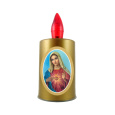 BC-181 Cemetery candle with the motif of the Virgin Mary Mercury