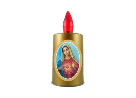BC-181 Cemetery candle with the motif of the Virgin Mary Mercury