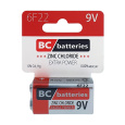 BC 6F22 Extra Power Zinc chloride 9V/1pc