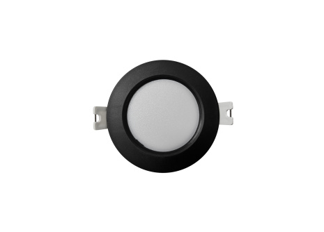Q-50M LED panel 3W 330lm 4000K black - circular recessed Qtec